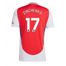 Arsenal Oleksandr Zinchenko #17 Hjemmedrakt 2024-25 Kortermet